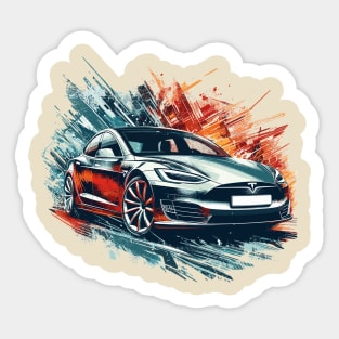 Tesla Model S Sticker